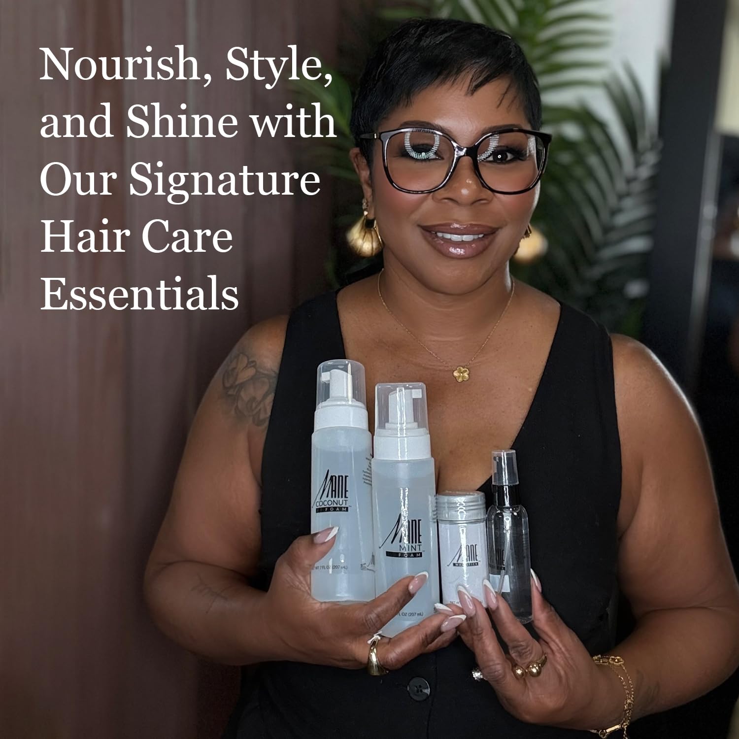 Mane Life Mint Foam – Lightweight Volumizing Mousse with Mint Scent | Frizz Control