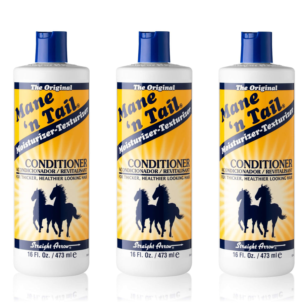 Mane 'n Tail Original Formula Conditioner 16 oz – 3 Pack for Thicker, Fuller Hair