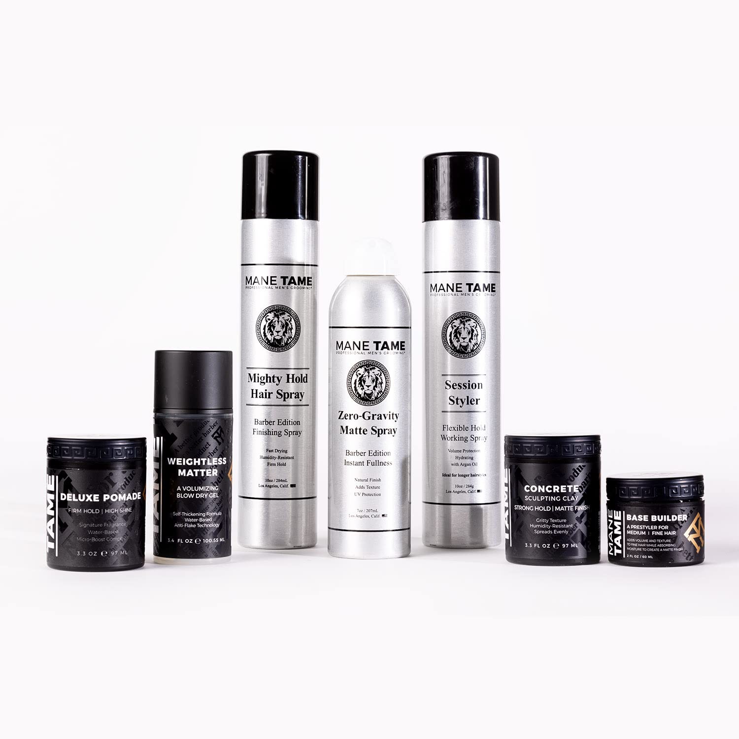 MANE TAME Session Styler Hair Spray for Men 10oz | Flexible Hold, Volume Protection, Working Spray