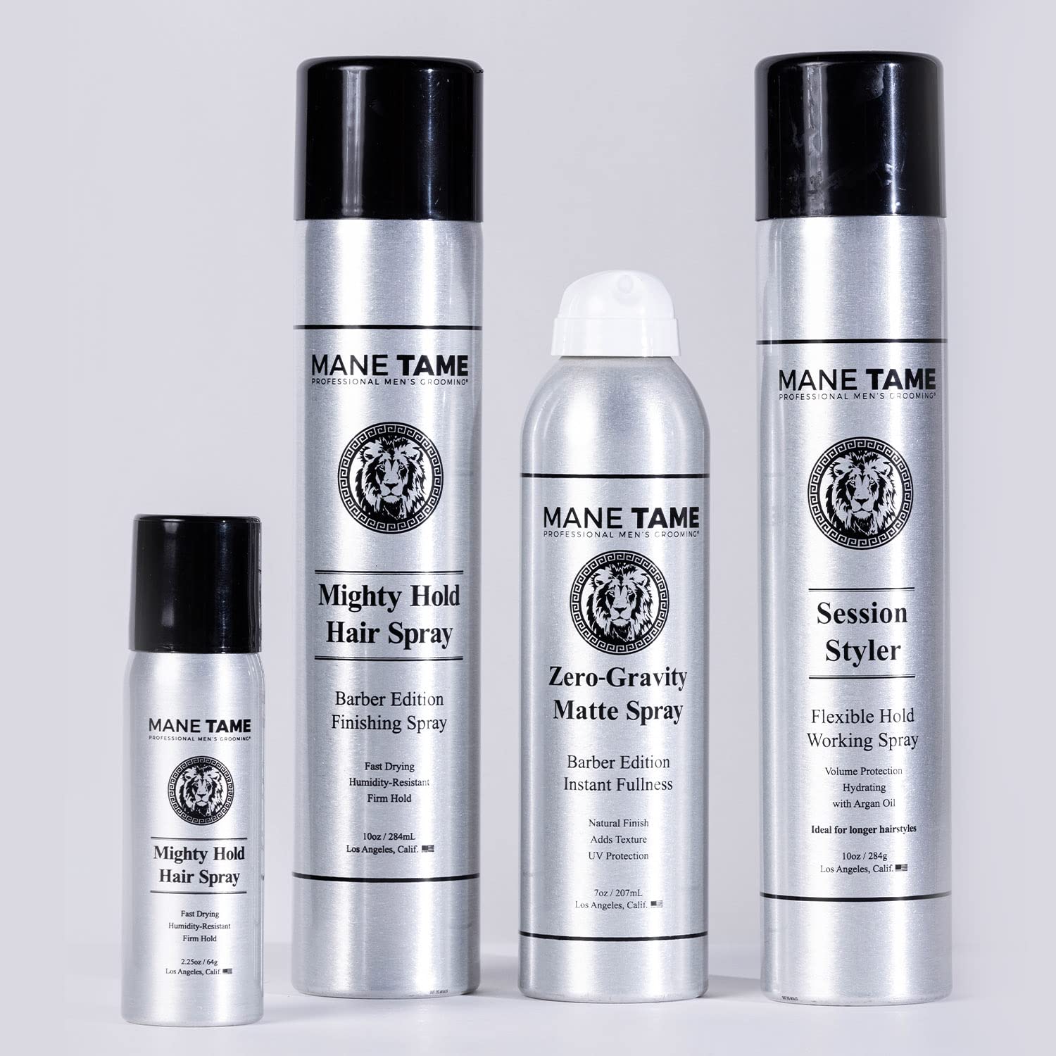 MANE TAME Session Styler Hair Spray for Men 10oz | Flexible Hold, Volume Protection, Working Spray