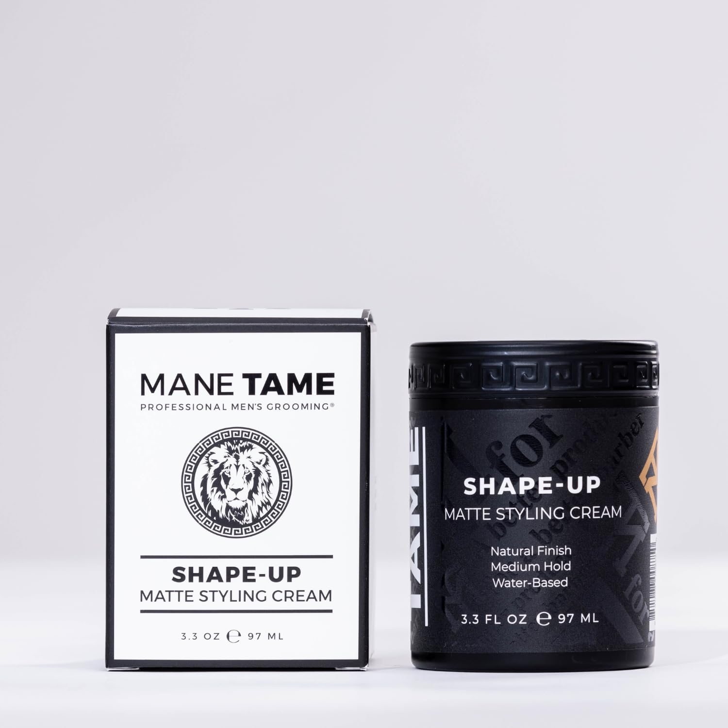 Mane Tame Shape-Up Matte Styling Cream 3.3oz – Natural Matte Hold