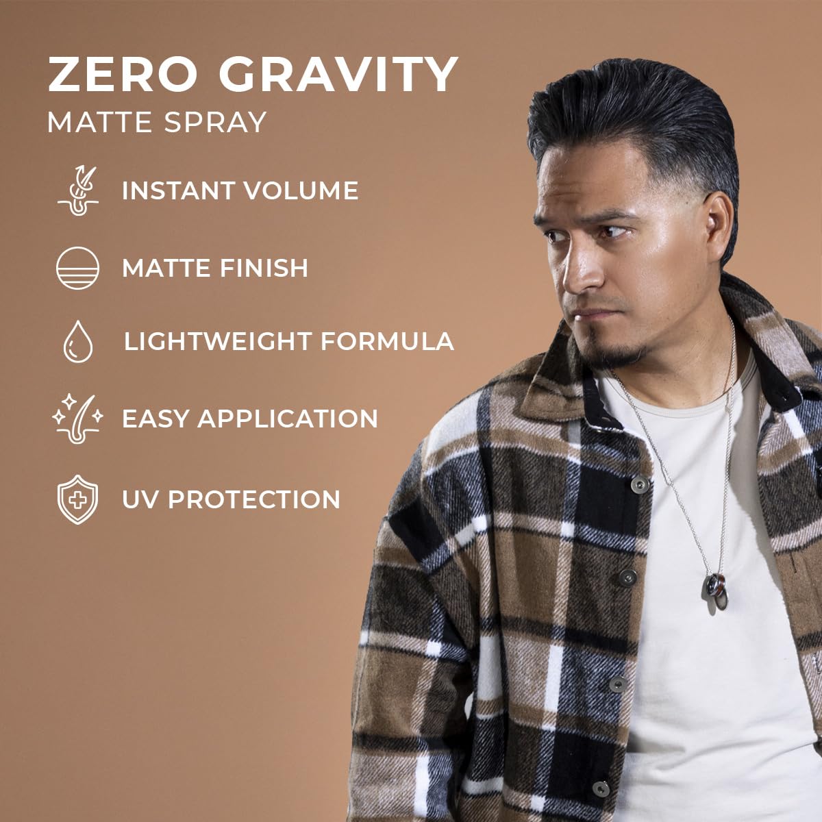 MANE TAME Zero-Gravity 7oz Matte Finish Spray – Instant Fullness, Volume, Texture & UV Protection