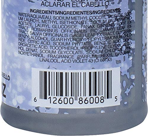 MANIC PANIC Silver Stiletto Sulfate-Free Purple Shampoo – Neutralizes Brass on Grey, Blonde, Purple & Blue Hair (8oz) – Vegan & Cruelty-Free
