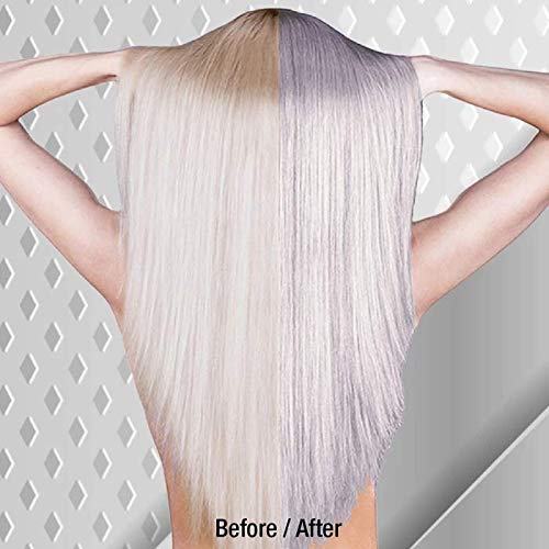 MANIC PANIC Silver Stiletto Sulfate-Free Purple Shampoo – Neutralizes Brass on Grey, Blonde, Purple & Blue Hair (8oz) – Vegan & Cruelty-Free