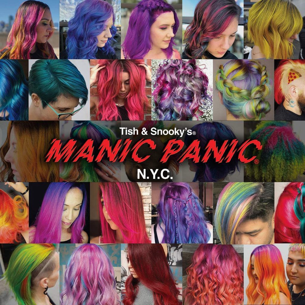 MANIC PANIC Silver Stiletto Sulfate-Free Purple Shampoo – Neutralizes Brass on Grey, Blonde, Purple & Blue Hair (8oz) – Vegan & Cruelty-Free