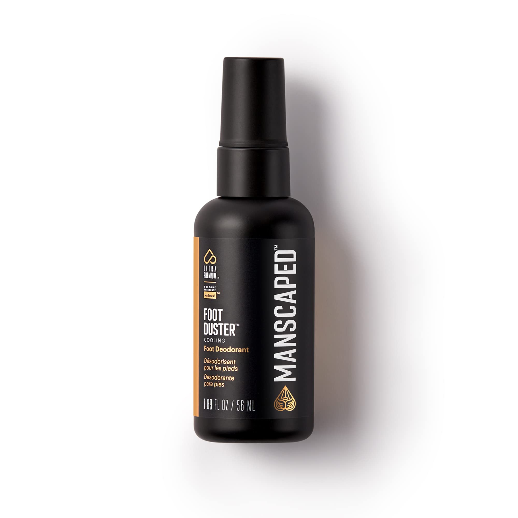 MANSCAPED The Foot Duster – Cooling Foot Deodorant Spray with Tea Tree & Peppermint