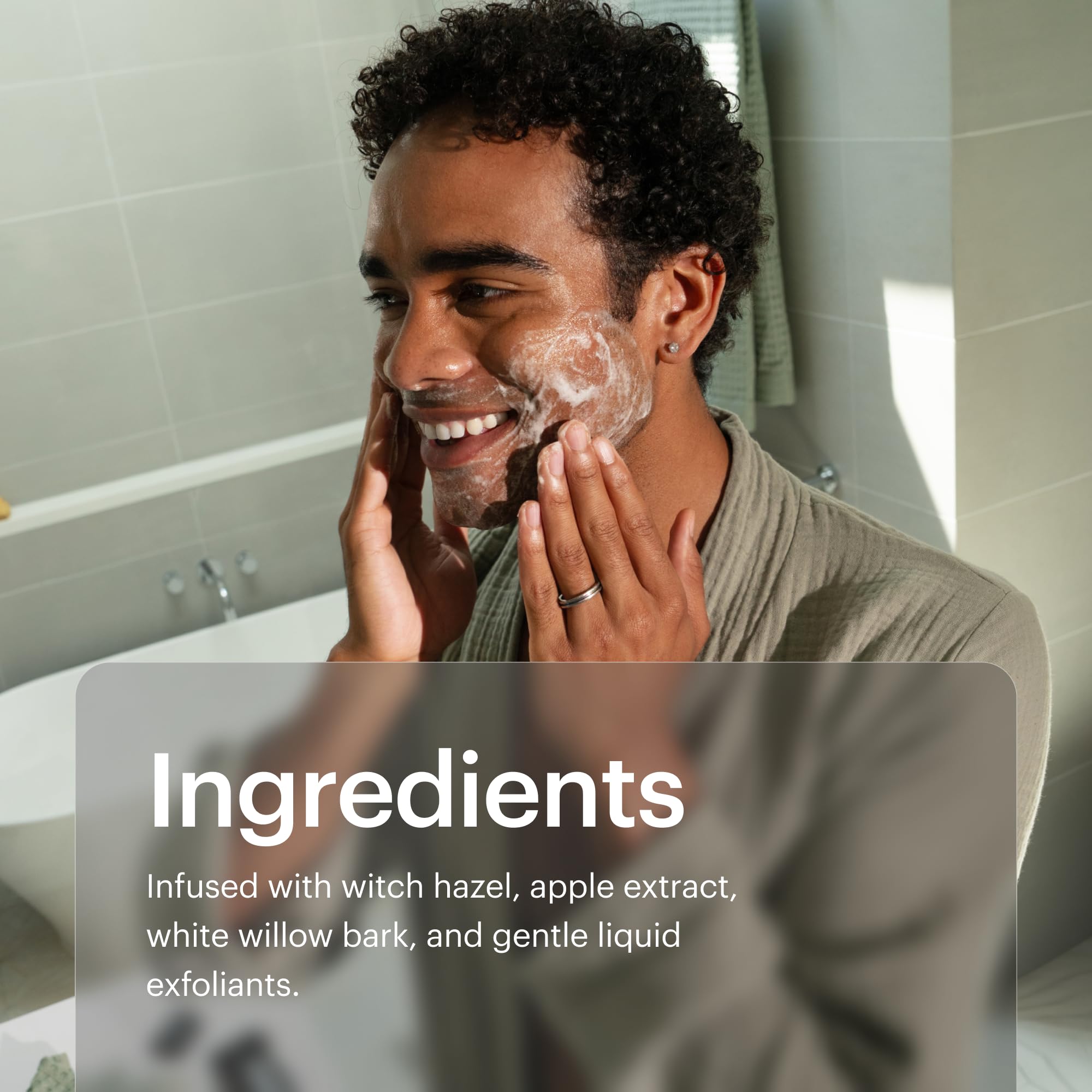 MANSCAPED Power Shave Gel – Gentle Head & Face Shaving with Witch Hazel