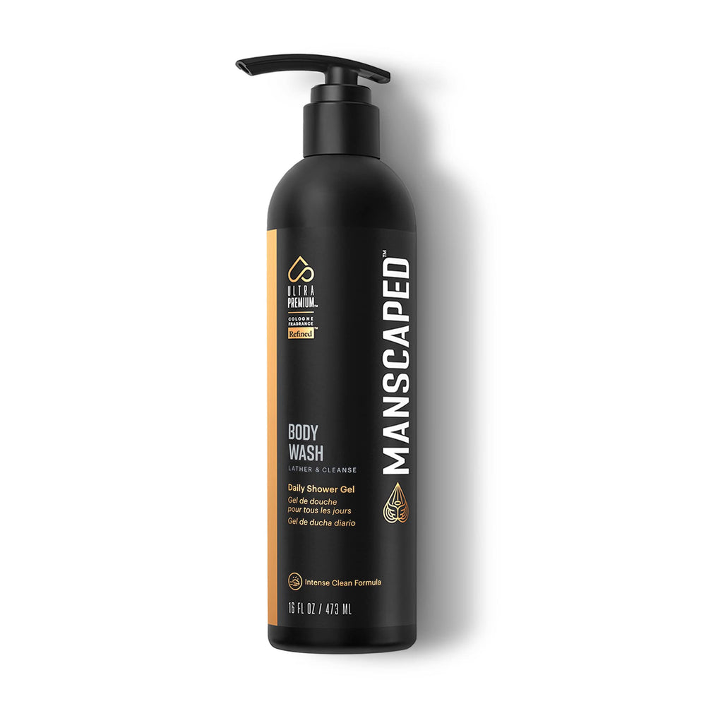 MANSCAPED UltraPremium Refined Body Wash – Aloe Vera & Sea Salt Hydrating Shower Gel (16 oz)