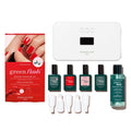 Manucurist Green Flash Slim Gel Nail Kit – 36W LED Lamp, 2 Colors, Remover & Clips