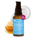 Manuka Lane Hyaluronic Acid Eye Cream | Plant-Based Formula with Manuka Honey, Eye Bright Extract & Vitamin E