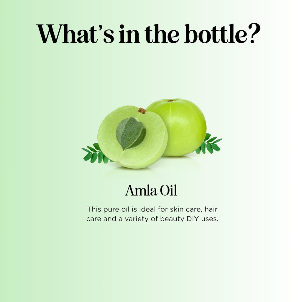 Maple Holistics Organic Amla Oil for Hair - 4 Fl Oz | Volume, Shine & Hydration