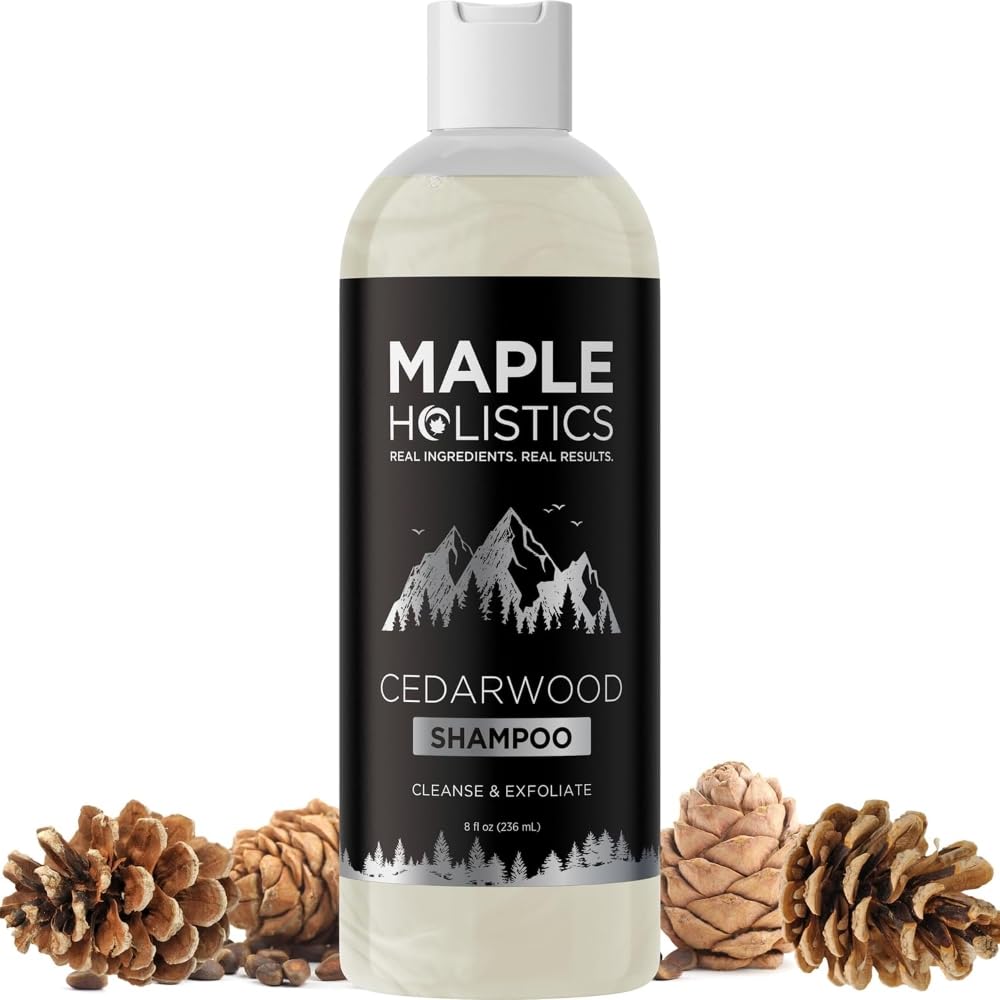 Maple Holistics Cleansing Shampoo for Dry Scalp Care — Cedarwood & Rosemary with Tea Tree Oil