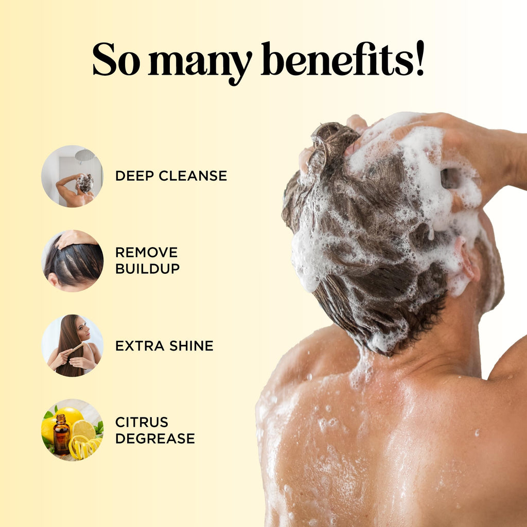 Maple Holistics Sulfate Free Shampoo for Oily Hair – Lemon Sage Clarifying Shampoo