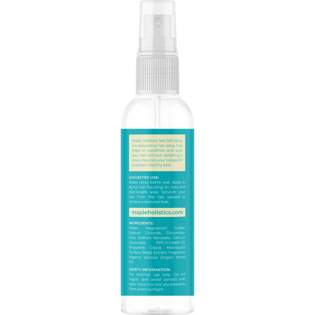Maple Holistics Volumizing Sea Salt Spray – Beach Waves & Texture Booster