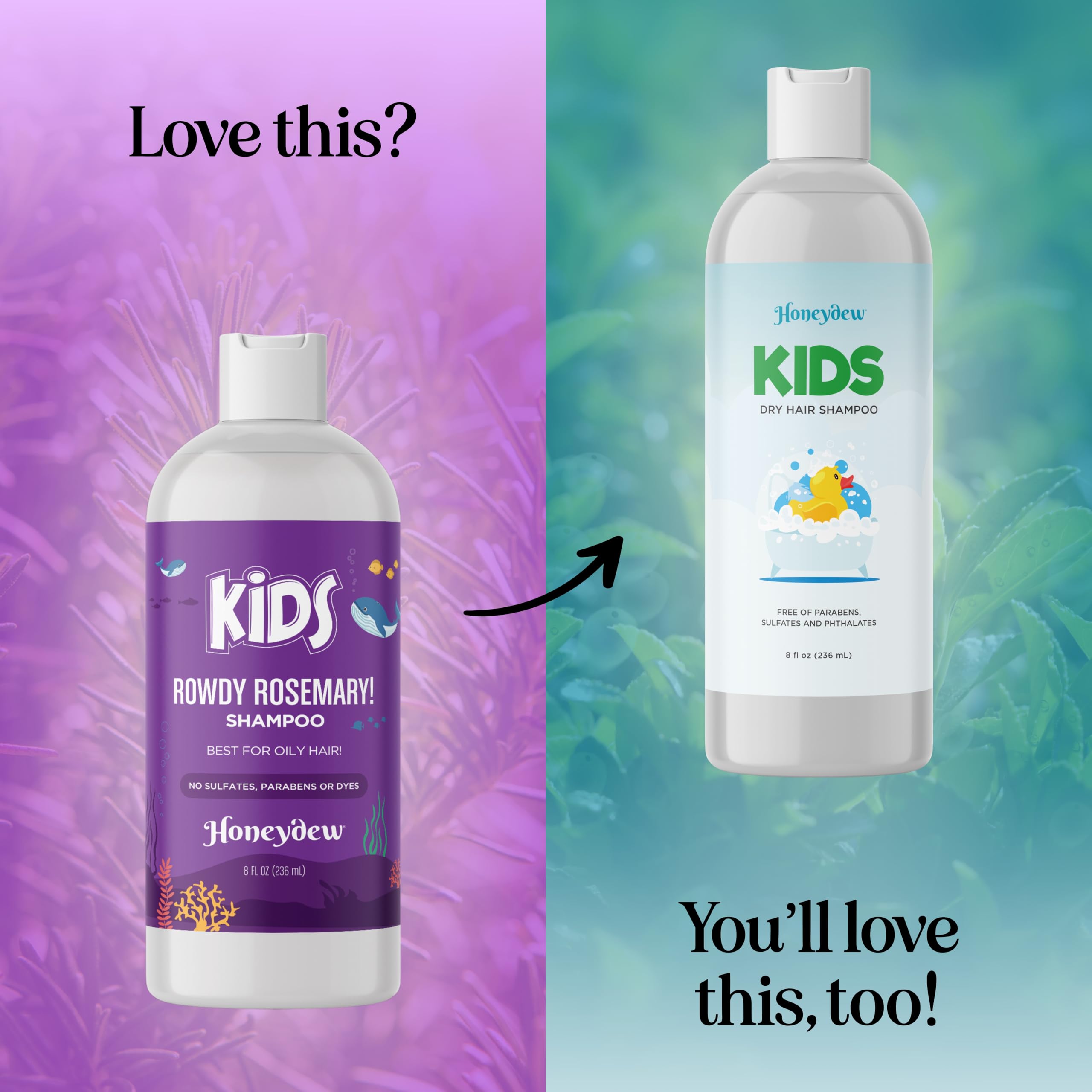Maple Holistics Deep Cleansing Kids Shampoo – Tea Tree & Rosemary, Paraben & Sulfate Free