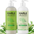 Maple Holistics Tea Tree Shampoo & Conditioner Set — Sulfate-Free Clarifying Care for Oily Hair & Build-Up
