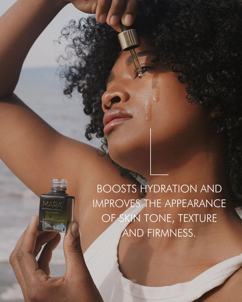 MARA Universal Hydrating Face Oil – Algae + Moringa for Glow & Firmness (0.5 oz)