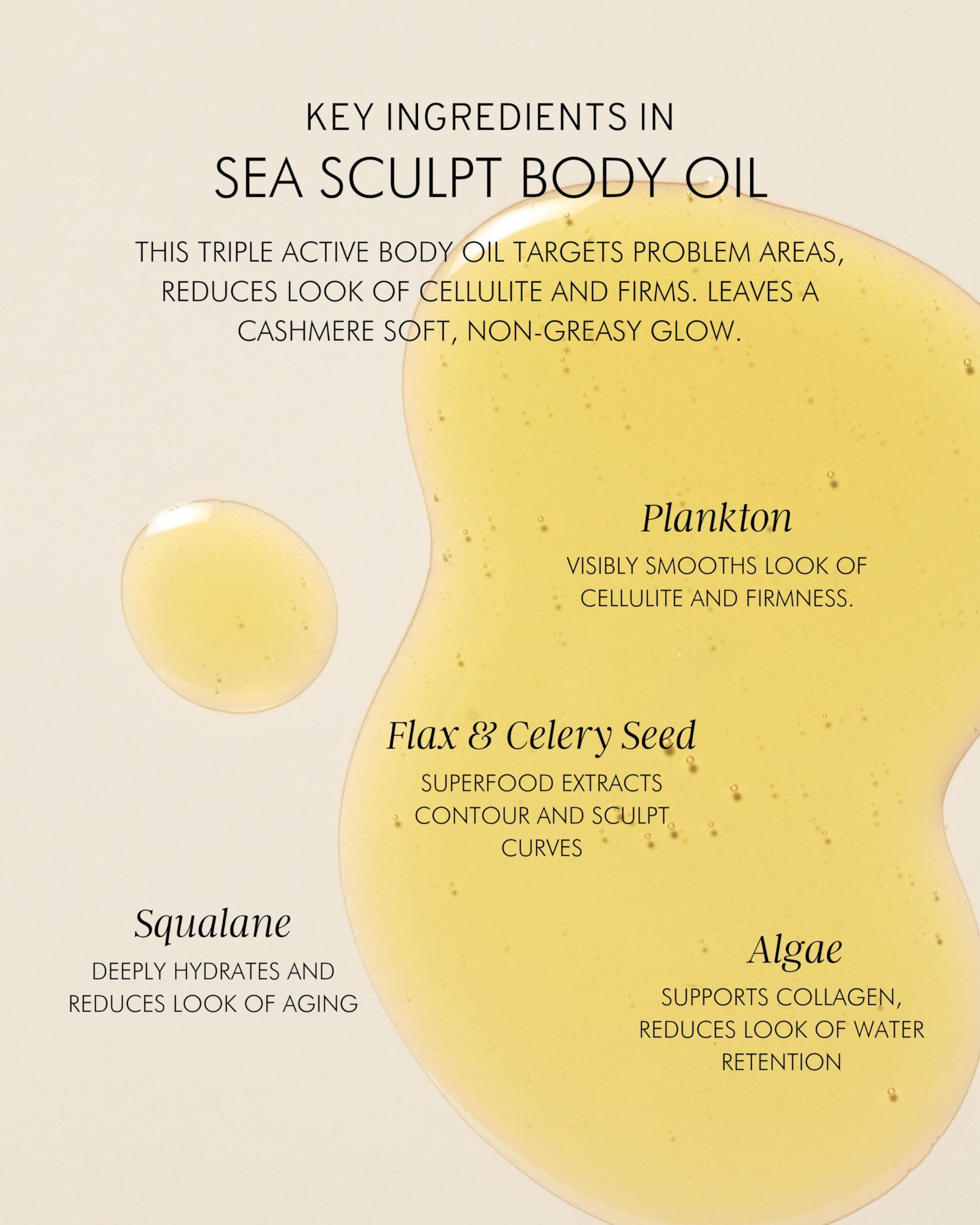 MARA Sea Sculpt Body Oil for Firmness & Hydration | Algae + Moringa