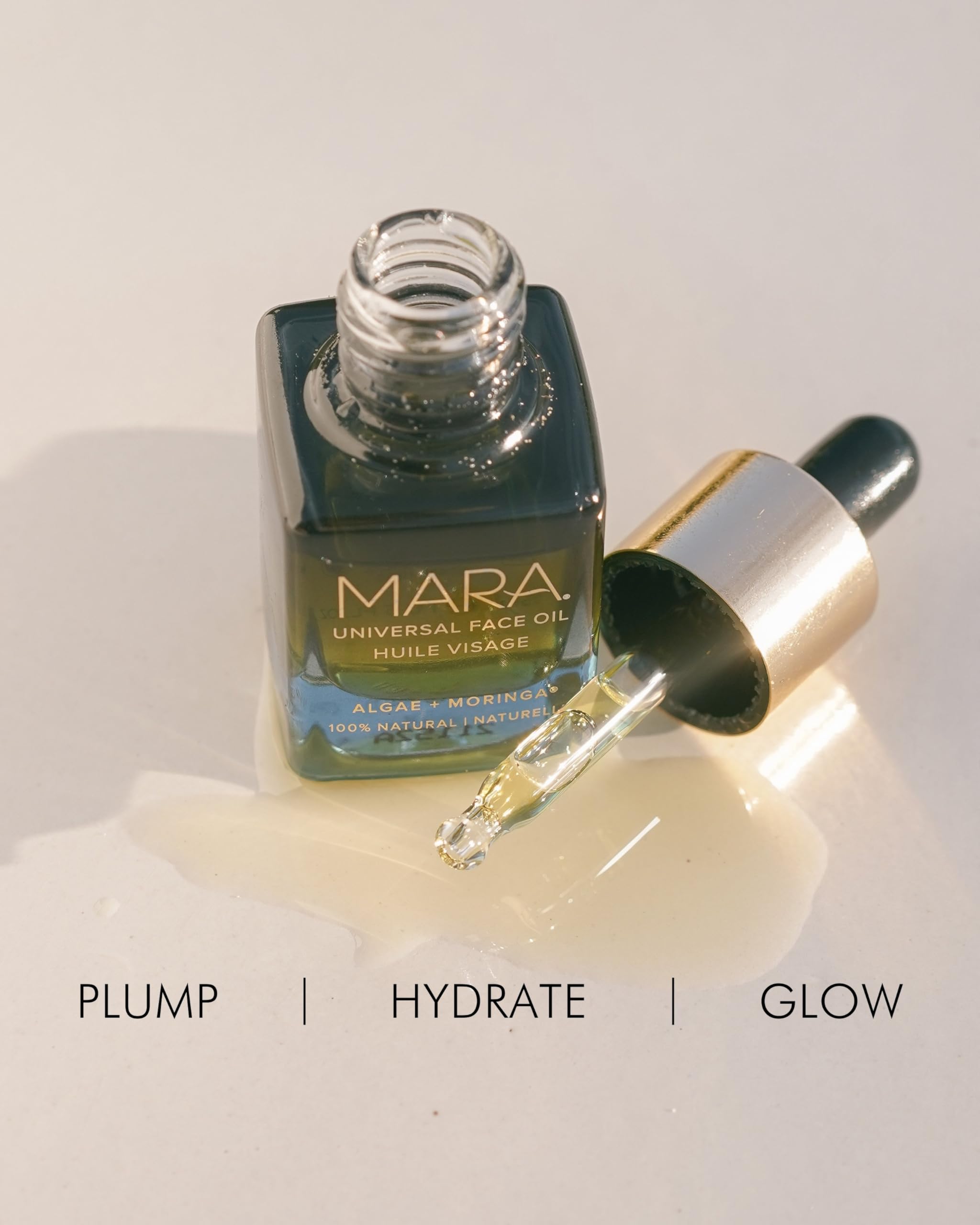 MARA Universal Hydrating Face Oil – Algae + Moringa for Glow & Firmness
