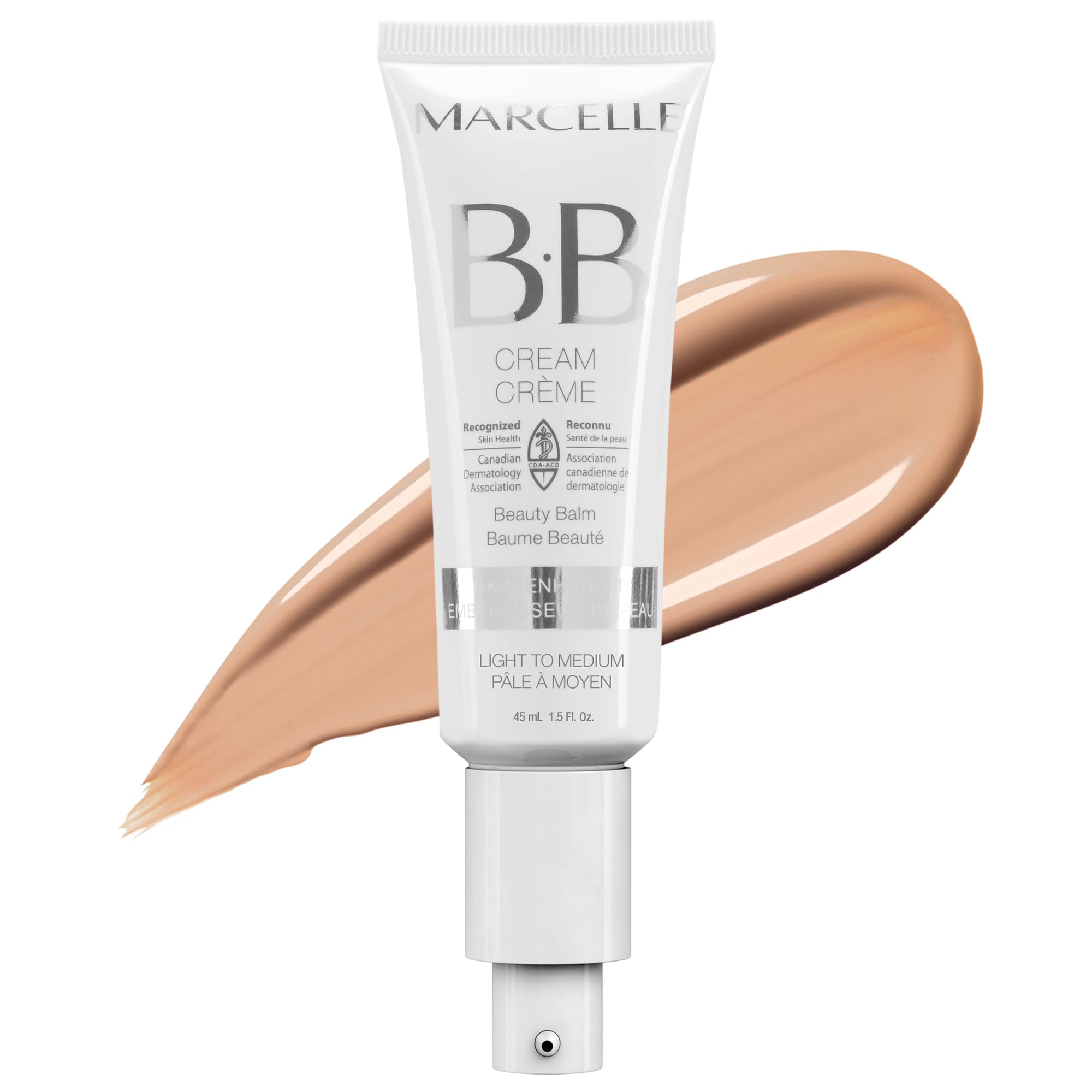 Marcelle BB Cream Beauty Balm – Light to Medium Tinted Moisturizer, 45 mL