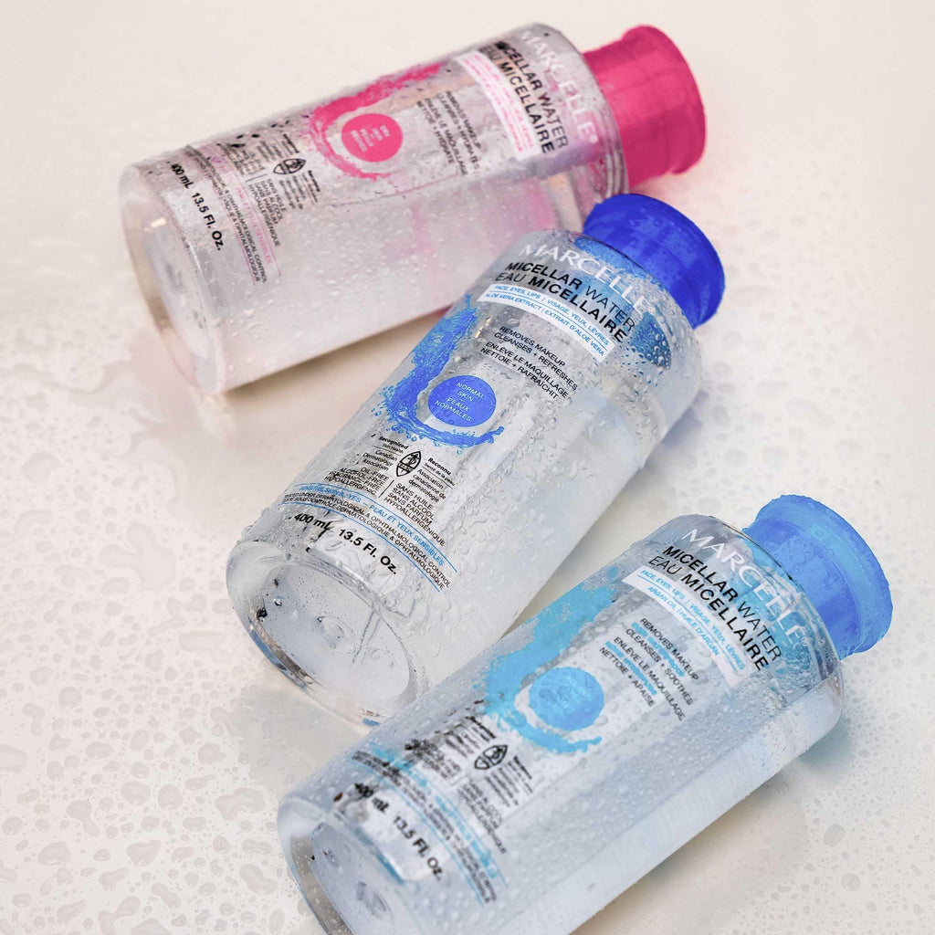 Marcelle Micellar Water with Argan Oil – Waterproof Makeup Remover for All Skin Types