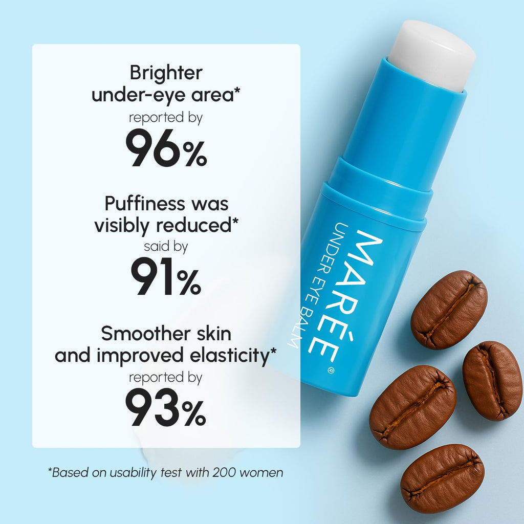MAREE Under Eye Balm Stick Hydrating – 2 Pack | Retinol & Caffeine Eye Treatment
