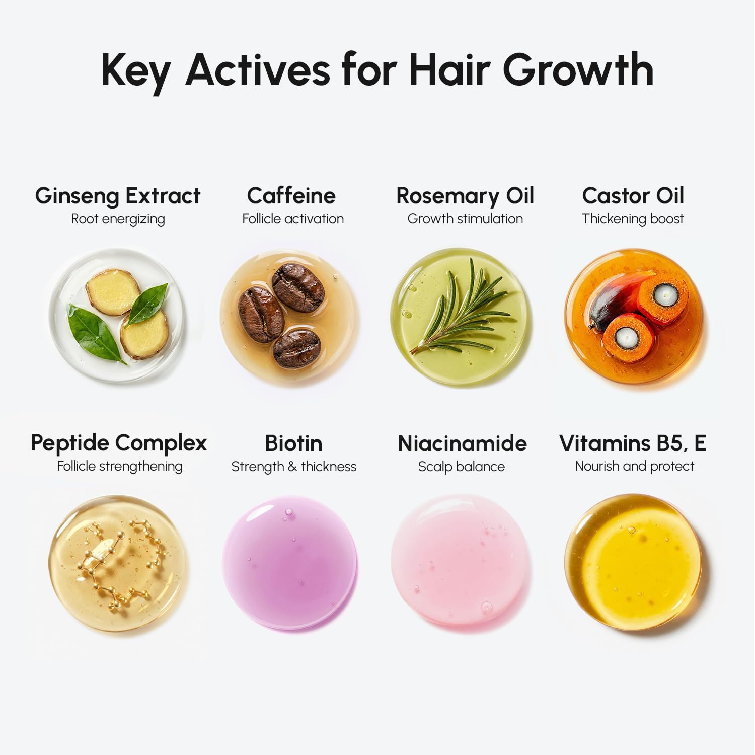 MAREE Hair Growth Spray – Caffeine, Rosemary & Castor Oil for Fuller-Looking Hair