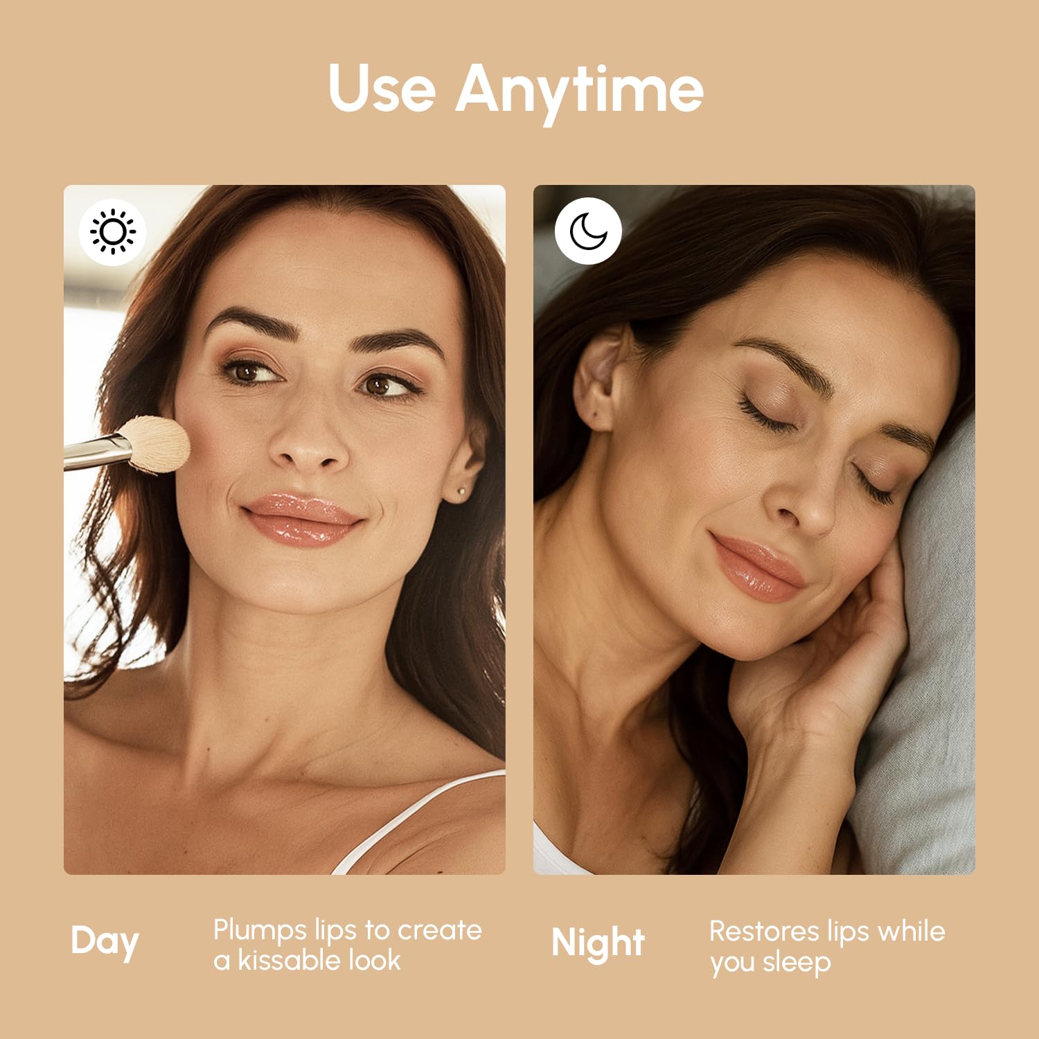 MAREE Lip Mask Overnight Vanilla – Hydrating Night Lip Treatment with Collagen & Oils