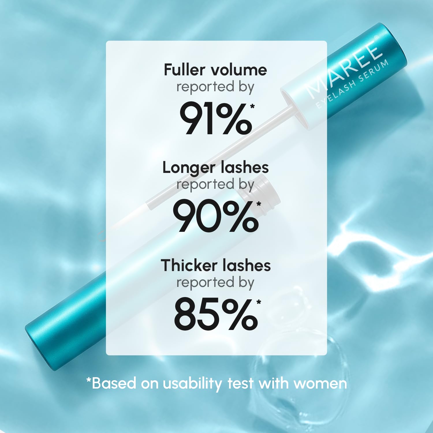 MAREE Eyelash Serum for Lashes & Brows – Prostaglandin-Free Growth, Rapid Lash & Brow Boost