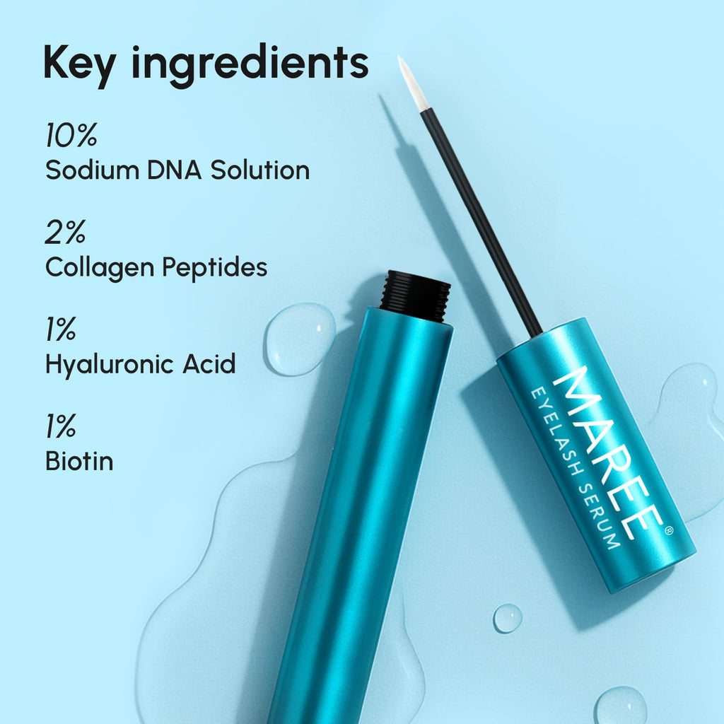 MAREE Eyelash Serum for Lashes & Brows – Prostaglandin-Free Growth, Rapid Lash & Brow Boost