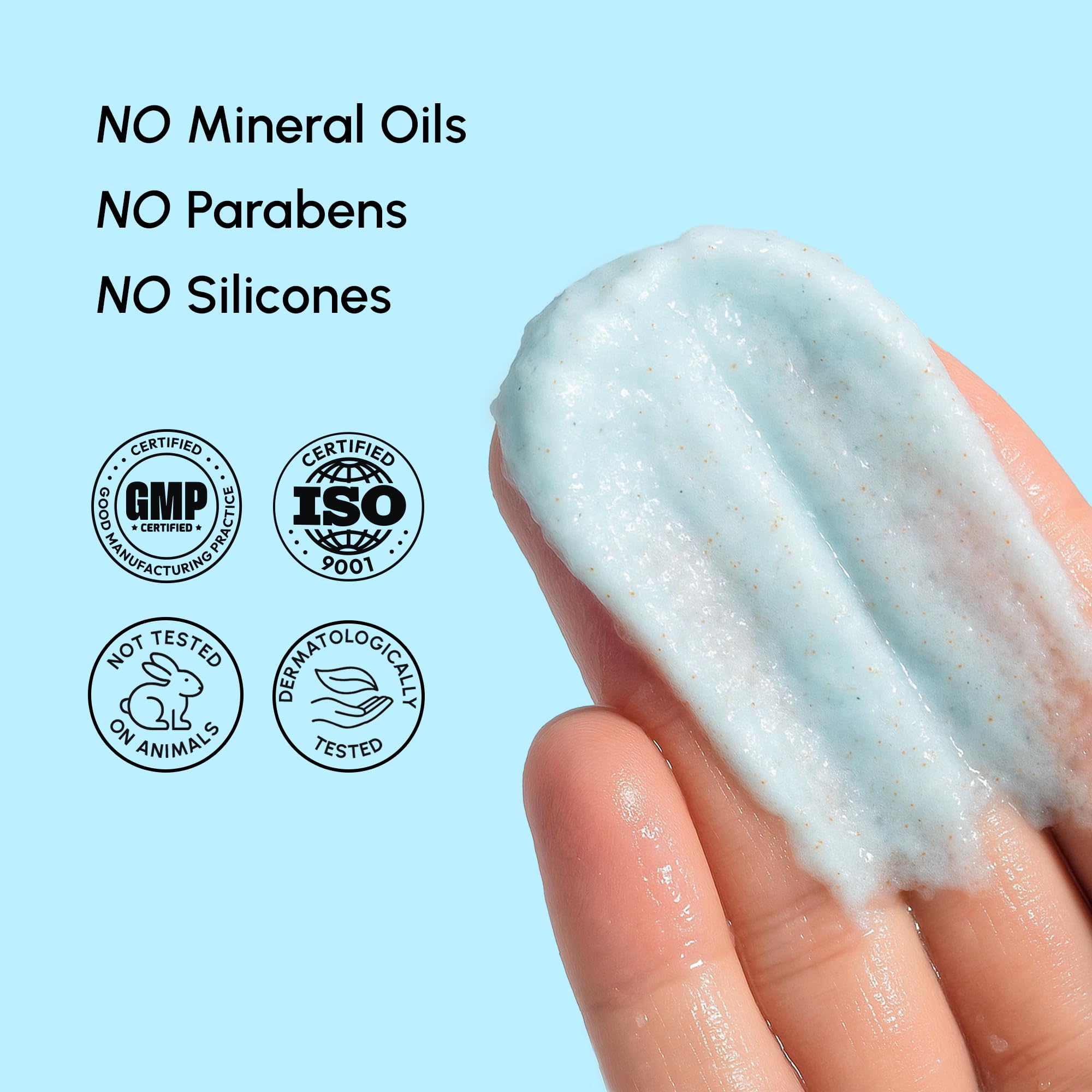 MAREE Face Exfoliator - Gentle Microdermabrasion Scrub with Collagen & Glycolic