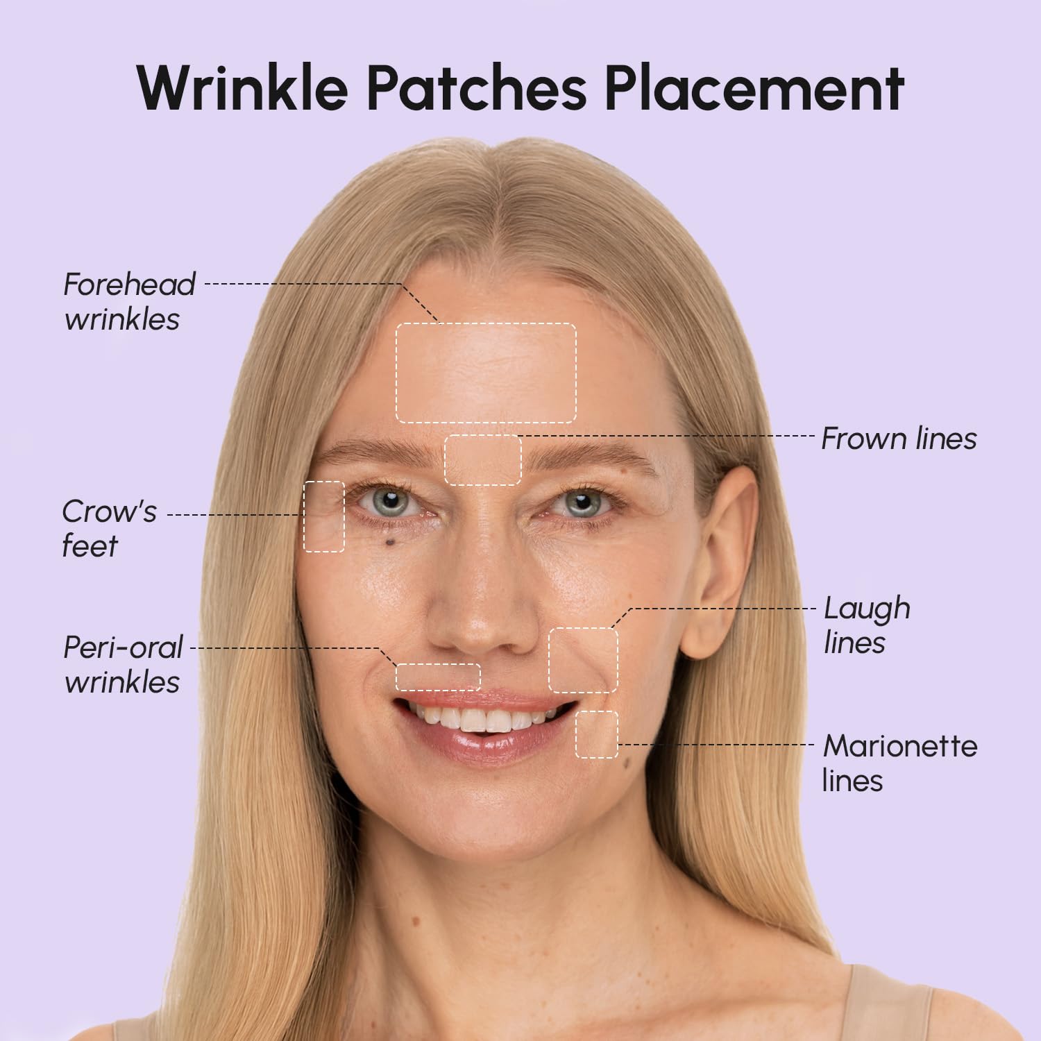 MAREE Face Lift Tape Wrinkle Patches – Overnight Patches for Eyes, Forehead & Neck | 224 Pcs