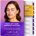 MAREE Face Lift Tape Wrinkle Patches – Overnight Patches for Eyes, Forehead & Neck | 224 Pcs