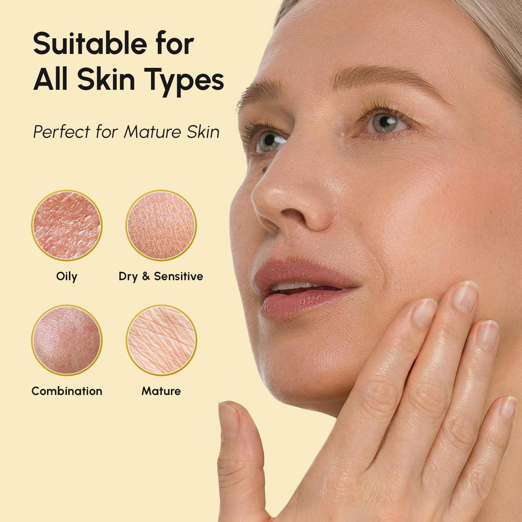 MAREE 24k Gold Glow Under Eye Gels – Cooling Hyaluronic Acid & Marine Collagen Patches