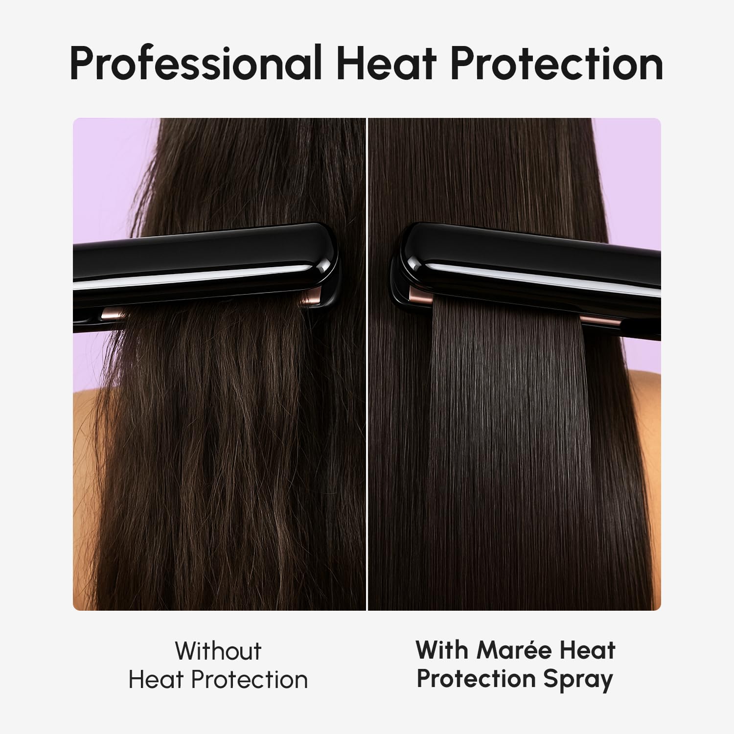 MAREE 10-in-1 Heat Protection Spray – Keratin, Collagen & Argan Oil for Frizz Control
