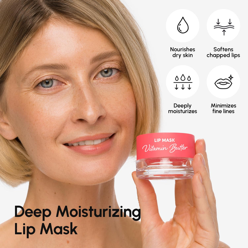 MAREE Lip Mask Overnight – Deep Hydration for Very Dry Lips | Hyaluronic Acid & Collagen