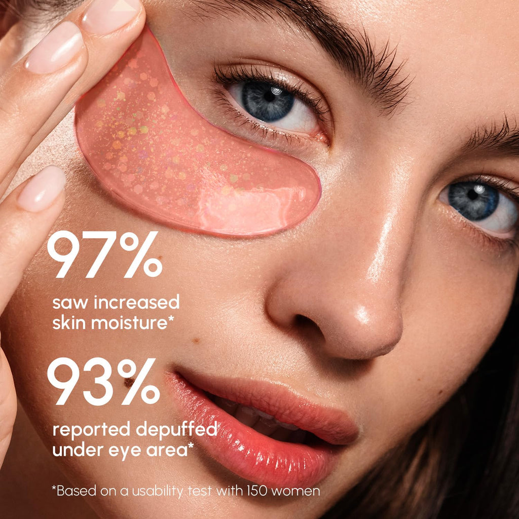MAREE Pink Eye Gels – Hydrating Under-Eye Patches with Rose Water