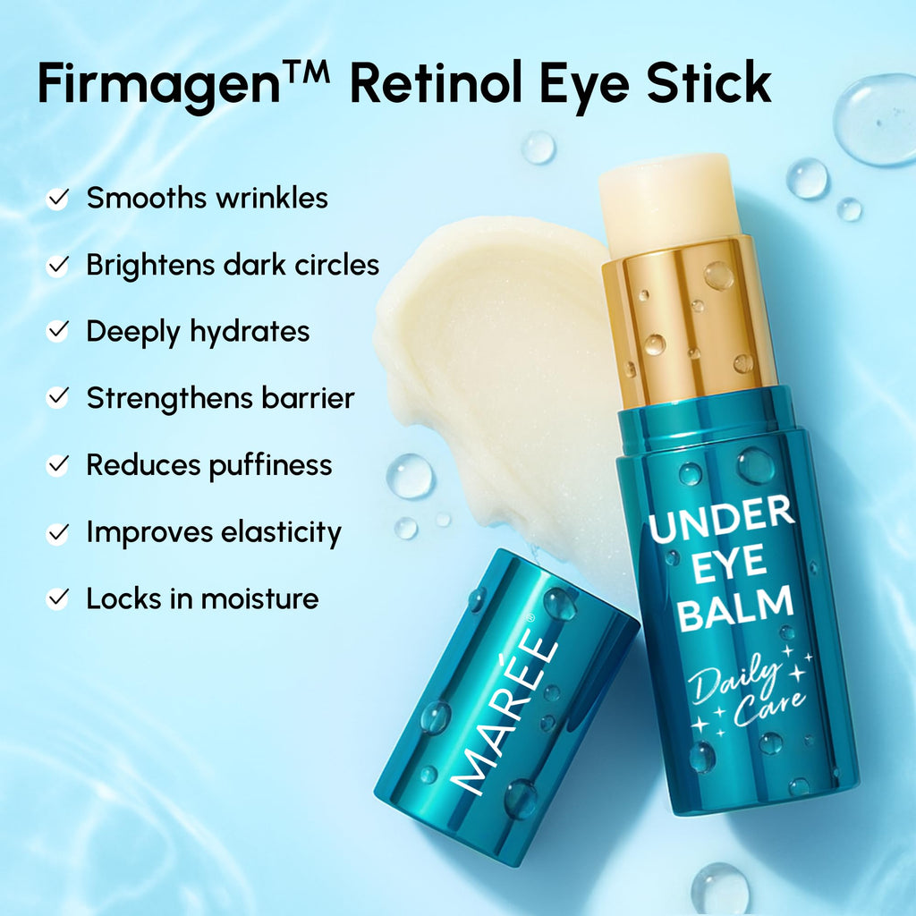 MAREE Under Eye Balm Stick with Retinol & Ceramide Complex – 2 Pack | Hydrating Facial Skincare