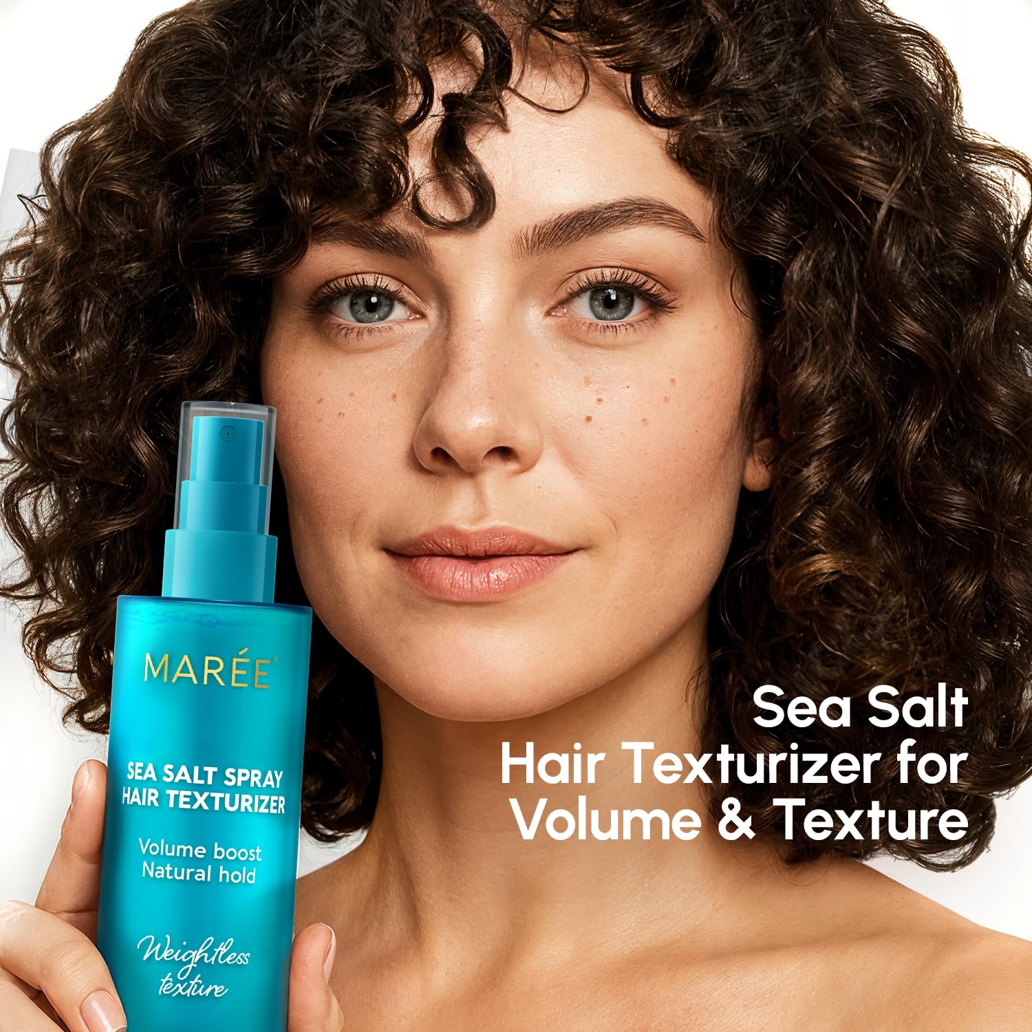 MAREE Texture Spray for Hair Women – Sea Salt Spray with Keratin, Vitamin B5 & Plant Proteins | Flexible Hold & Beach Waves