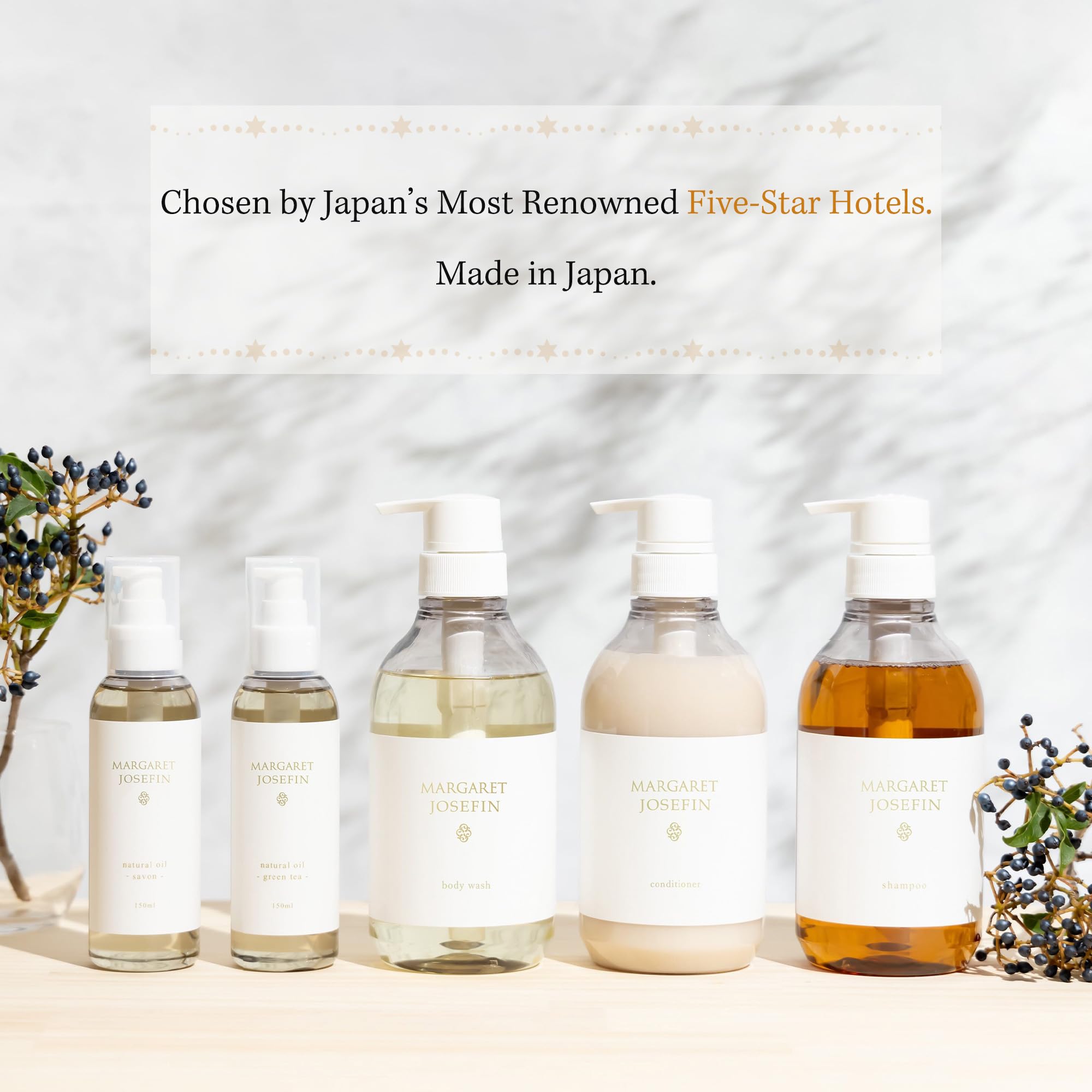 MARGARET JOSEFIN Japanese Conditioner – Sulfate Free, Gentle Moisture for Dry Hair, Green Tea Scent | 16.9 fl oz