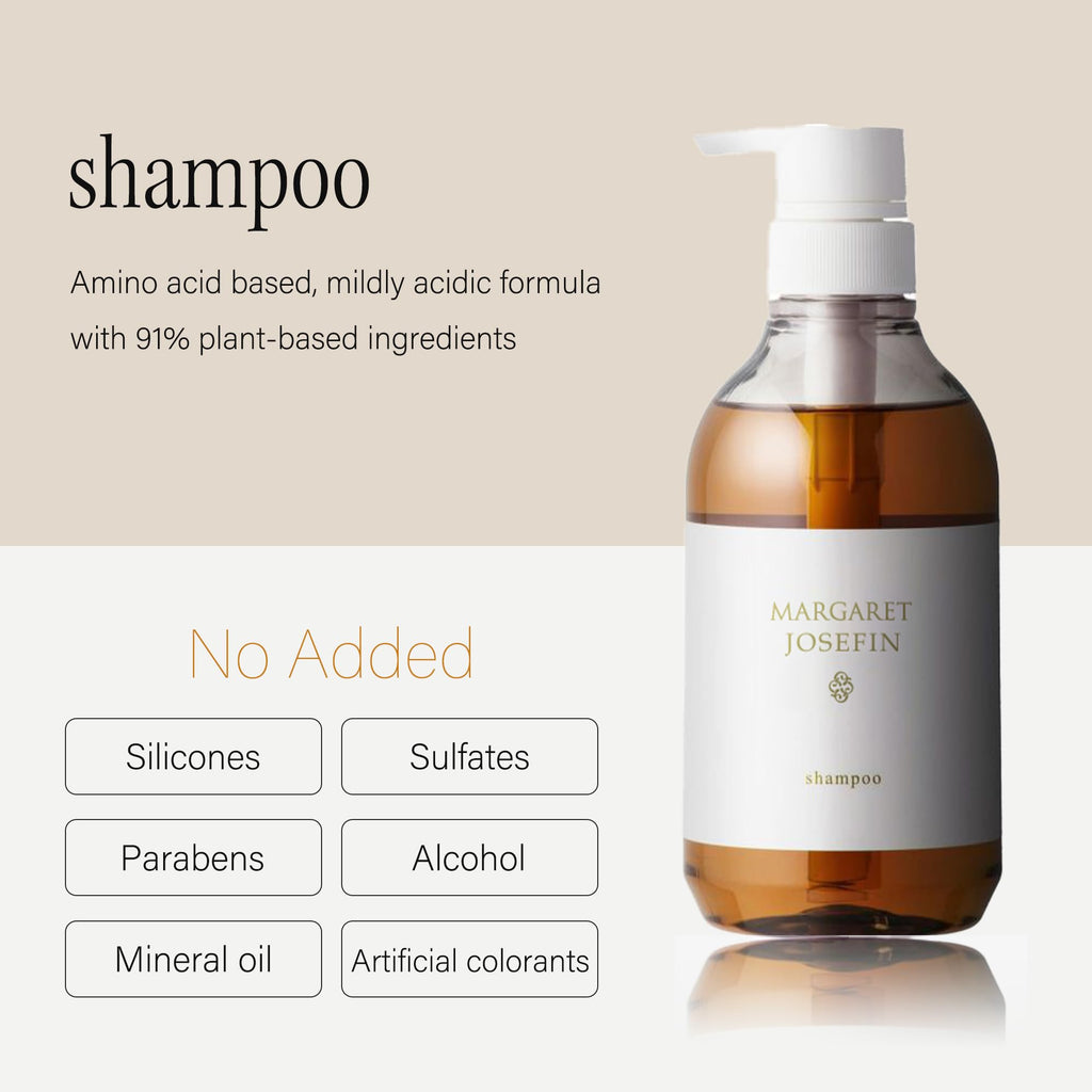 MARGARET JOSEFIN Japanese Shampoo – Sulfate Free, Hydrating, Smooth & Voluminous Hair | 16.9 oz