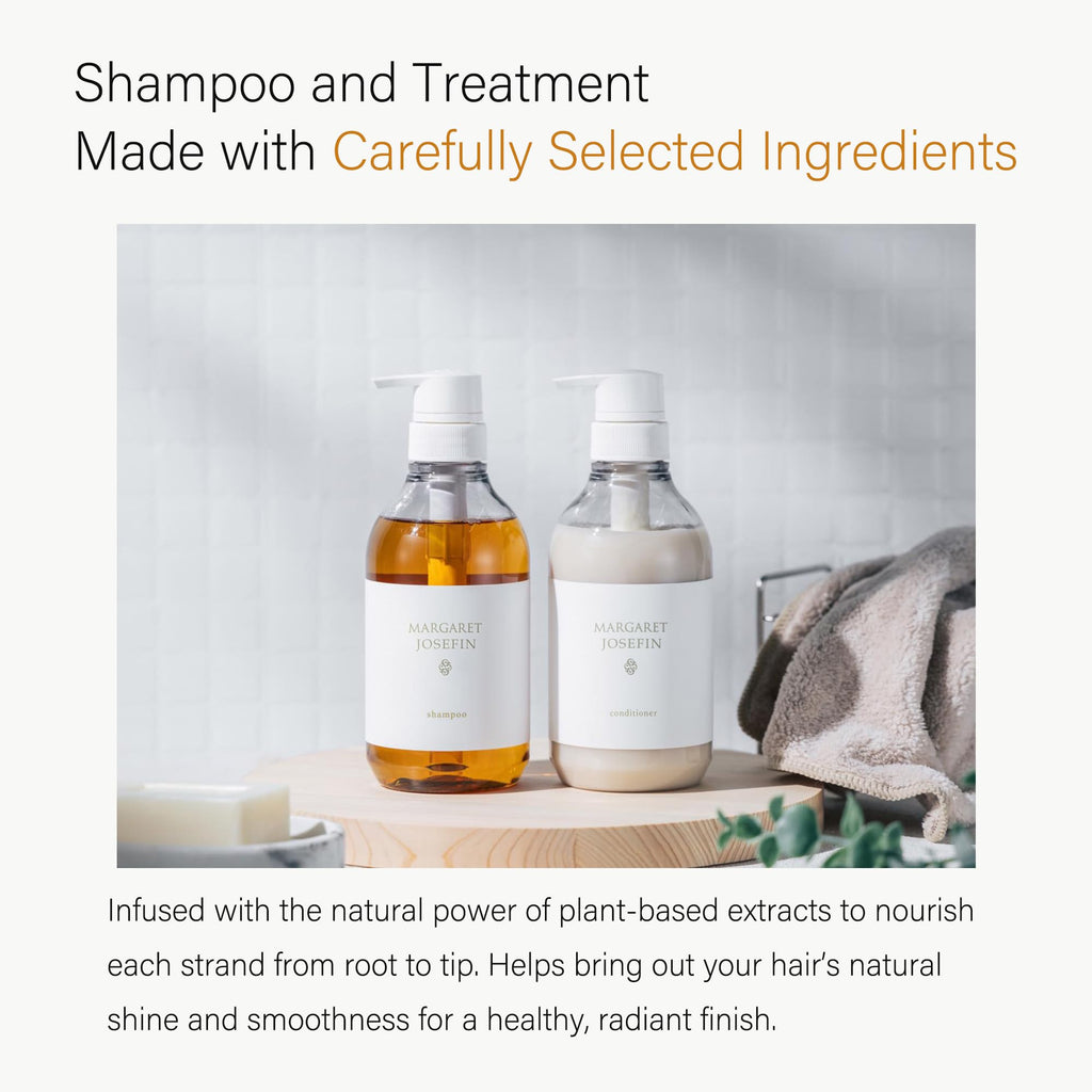 MARGARET JOSEFIN Japanese Shampoo – Sulfate Free, Hydrating, Smooth & Voluminous Hair | 16.9 oz