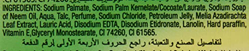 Margo Original Neem Soap – Antibacterial Formula with Neem Oil & Vitamin E – 10 Pack (100 g x 10)
