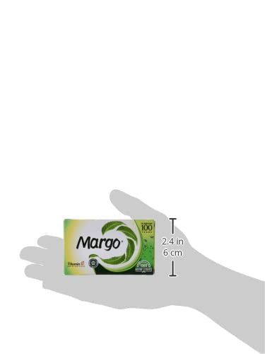 Margo Original Neem Soap – Antibacterial Formula with Neem Oil & Vitamin E – 10 Pack (100 g x 10)