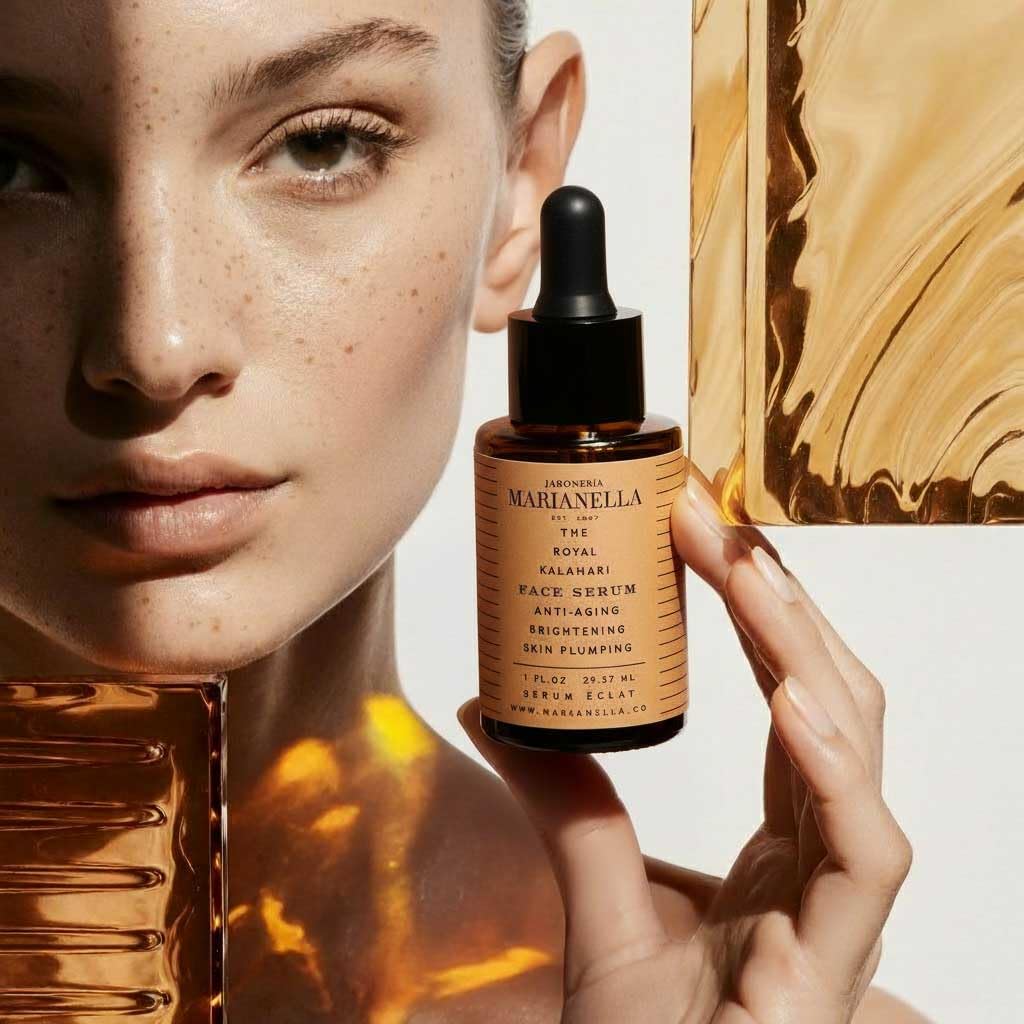 Marianella Anti-Aging Royal Kalahari Serum – Hyaluronic Acid, Vitamin C & Melon Oil | Face & Eye Serum