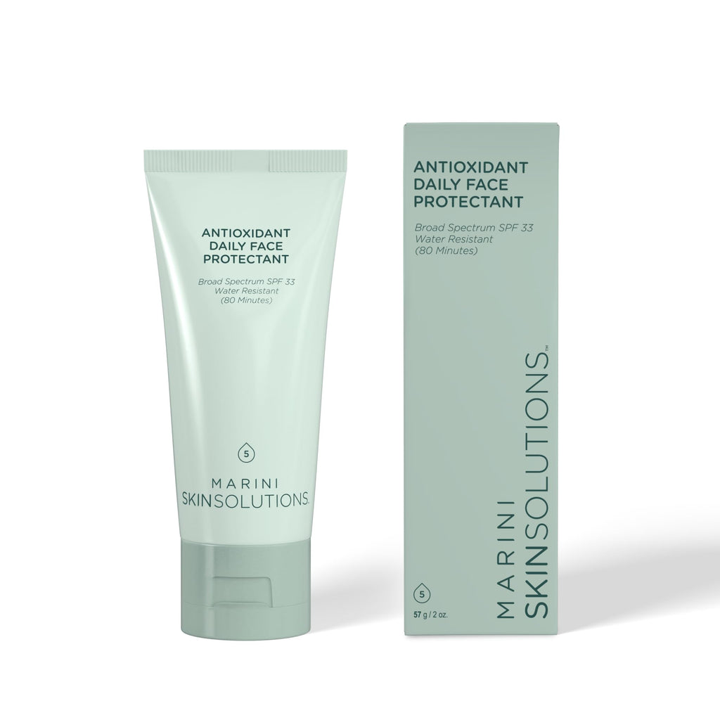 Marini SkinSolutions Antioxidant Daily Face Protectant SPF 33 | Broad-Spectrum, Water-Resistant, Cruelty-Free, Made in USA - 2 oz