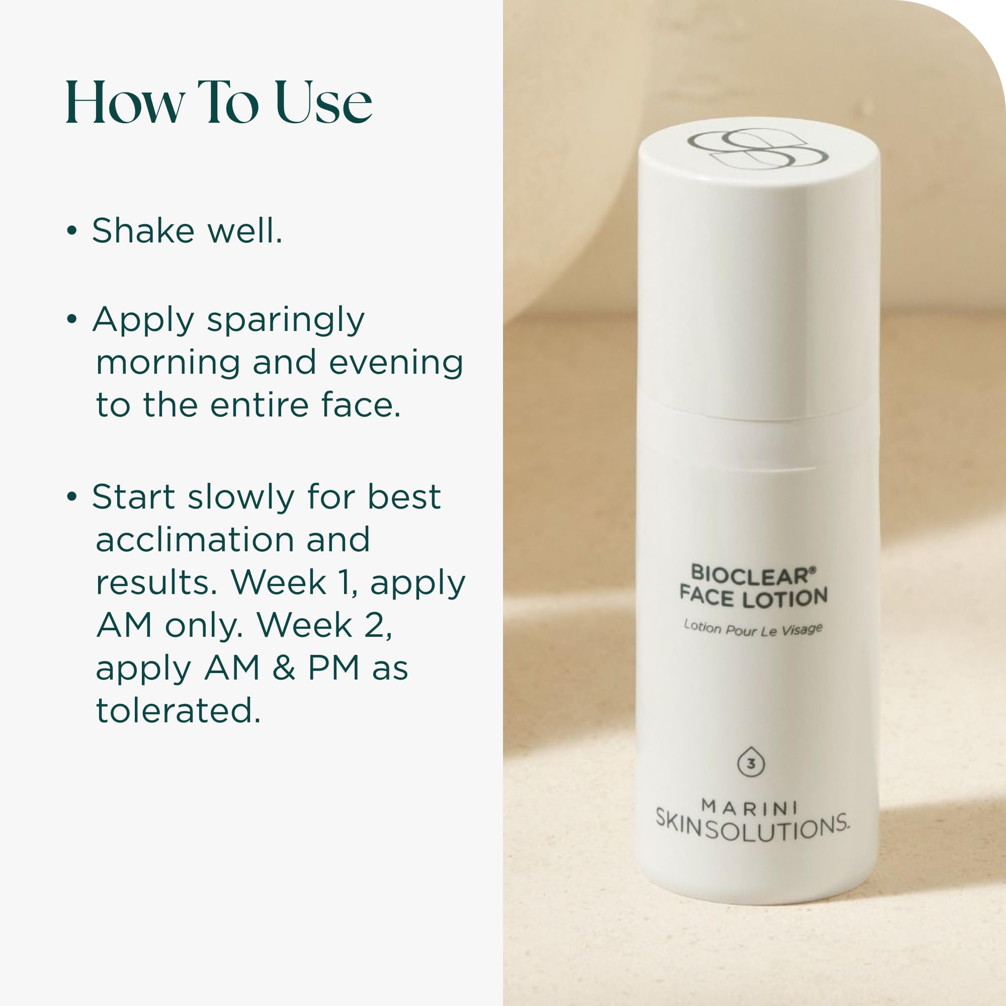 Marini SkinSolutions Bioclear Face Lotion — Triple-Acid Resurfacing for Smoother, Clearer Skin