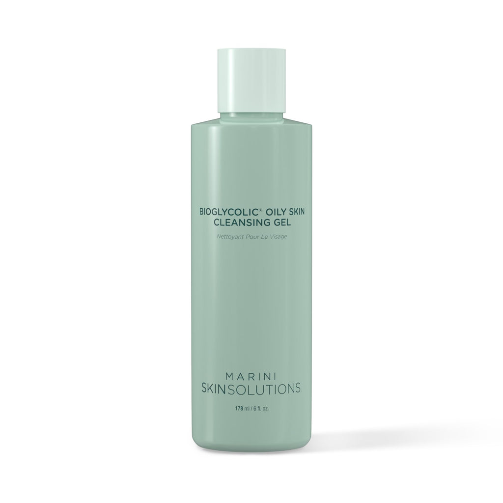 Marini SkinSolutions Bioglycolic Cleansing Gel for Oily Skin | Glycolic Acid Cleanser | Made in USA
