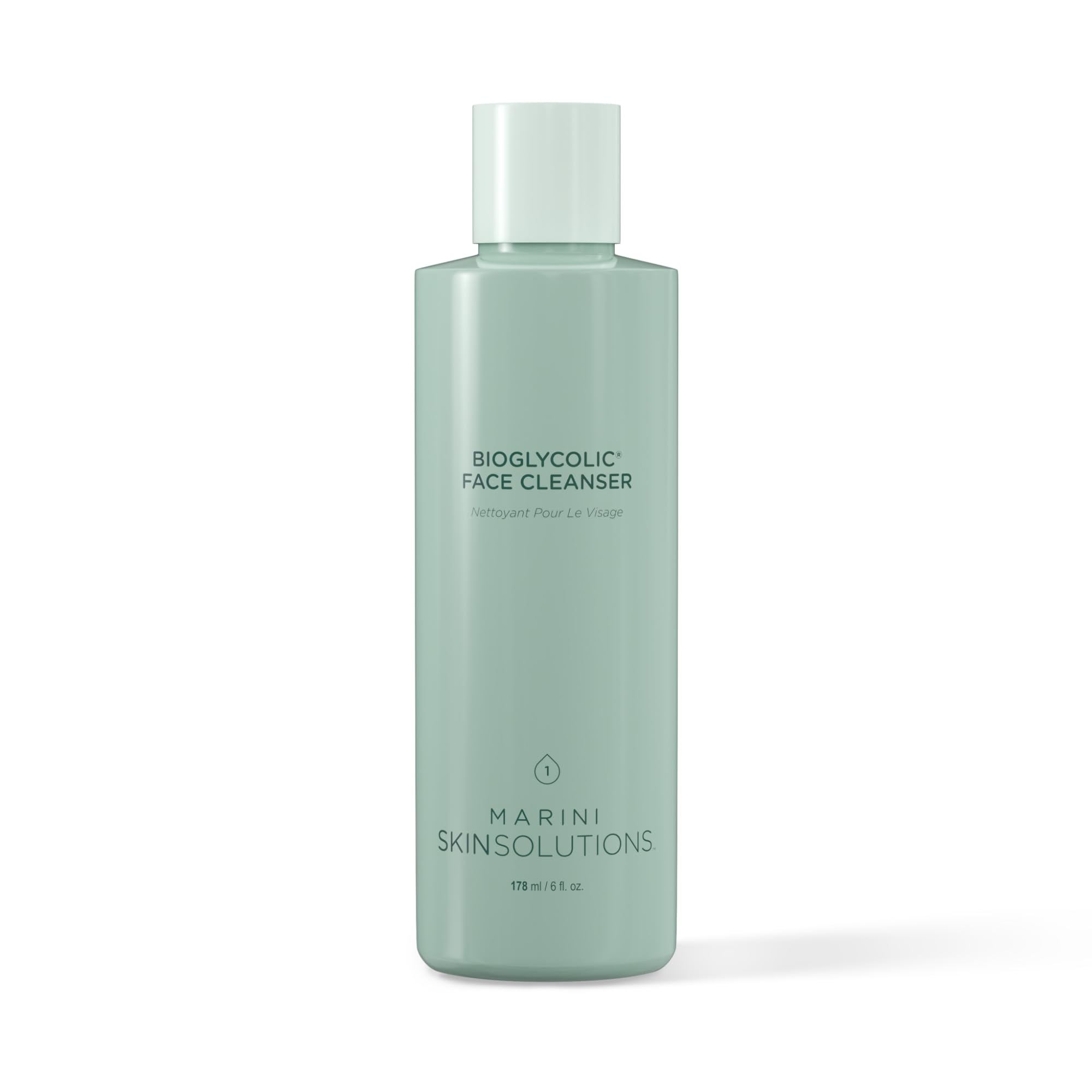 Marini SkinSolutions Bioglycolic Face Cleanser – Gentle Daily Resurfacing Wash with Glycolic Acid