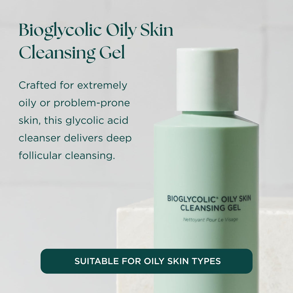 Marini SkinSolutions Bioglycolic Cleansing Gel for Oily Skin | Glycolic Acid Cleanser | Made in USA